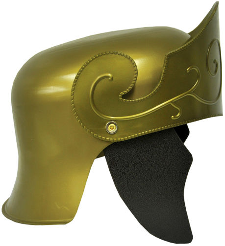 Roman Helmet Gold w/No Crest