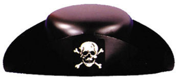 Pirate Hat Plastic 1 Size