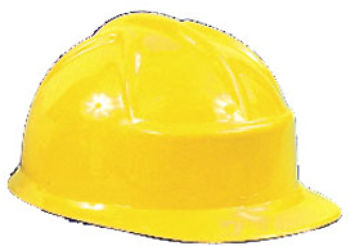 Costume Accessory: Construction Helmet- Yellow