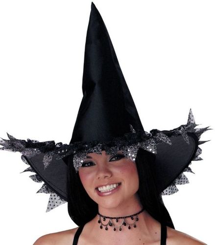 Witch Hat Silver Sparkle