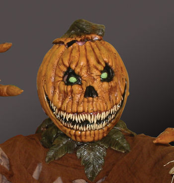 Pumpkin Rot Latex Mask