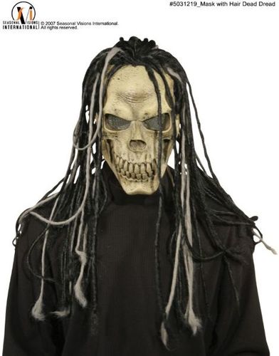 Dead Dread Mask W/Hair