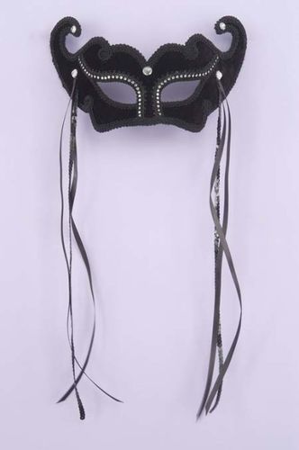 Mask Elegant Black w/Rhine