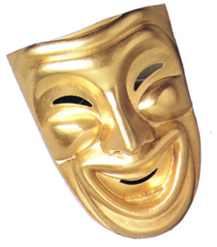 Comedy Mask Gold