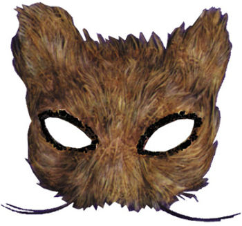 Mask Cat Feather Natural