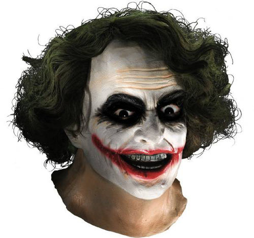 Joker Latex Mask w/Hair