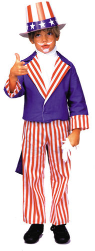 Uncle Sam Boy's Costume- Small