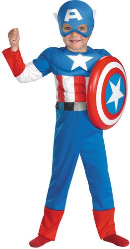 Capt America Muscle 3T-4T