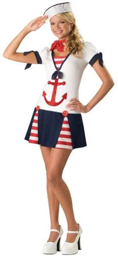 Sassy Sailor 2B Teen Costume- Size 5-7