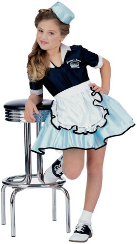 Car Hop Girl Child Costume Small