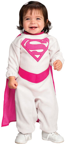 Pink Supergirl Infant Costume