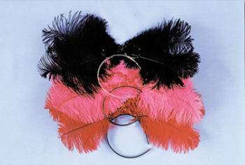 Dance Hall Headpiece Deluxe Black