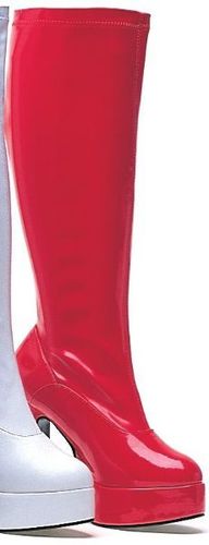 Women's Boots: Cha Cha, Red- Size 12