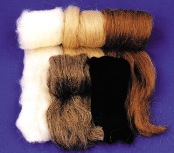 Wool Fiber Brown Case Pack 2