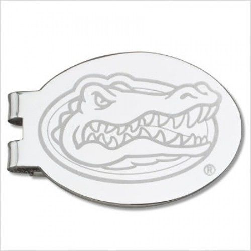 University of Florida Laser-Etched Money Clip - Basketball Shape