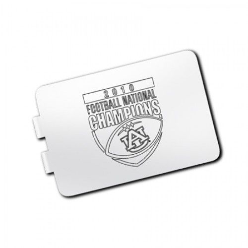 Auburn University Laser-Etched Money Clip - Basketball Shape