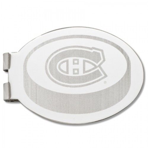 Montreal Canadiens Laser-Etched Money Clip - Hockey Puck Shape