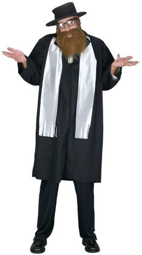 Men's Costume: Rabbi- One Size