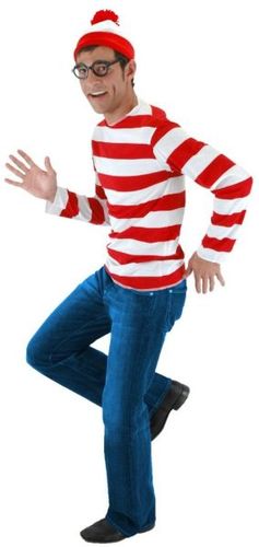 Where's Waldo Men's Costume Kit- Large/Extra Large