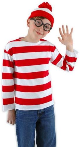 Where's Waldo Costume Kit- Youth Large