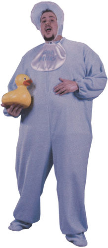 Blue PJ Jammies Men's Plus Size Costume