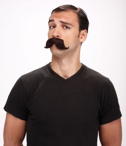 Costume Mustache: ""The English""- Black