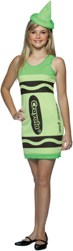 Crayola Tank Scr Green Teen 14-16