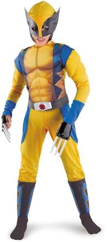 Boy's Costume: Wolverine Classic Muscle- Medium