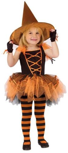 Ballerina Witch Orange 3T-4T