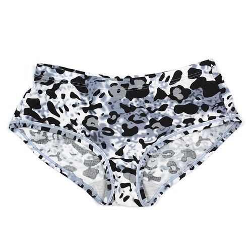 Wild White Panther Print Panty