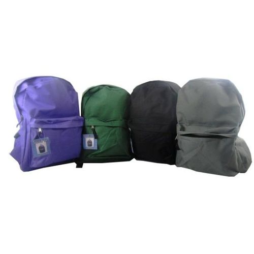 Back Pack - 15"" - Assorted Colors Case Pack 12