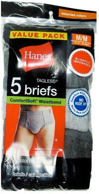 Hanes Men's Briefs-Colors Case Pack 30