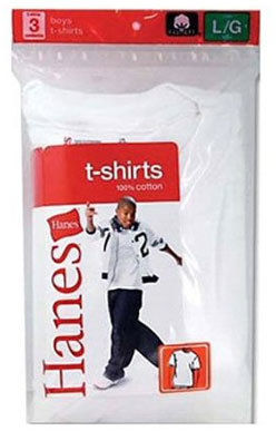 Hanes Boy's T-Shirts Case Pack 30