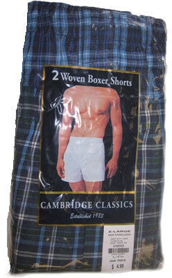 Classics Woven Mens Boxers Case Pack 36