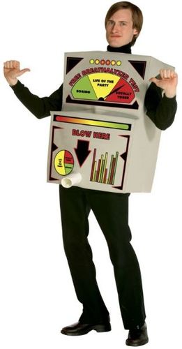 Breathalyzer Men's Costume- One Size