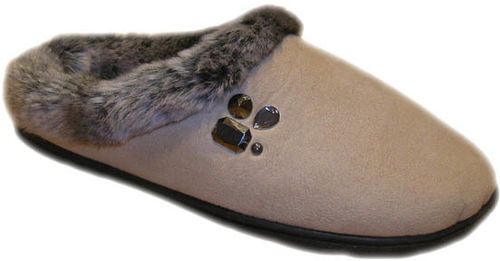 Ladies Suede Clog with Jewel Detaling Case Pack 30