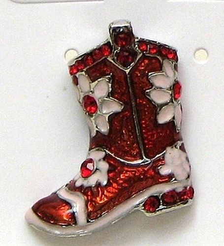 Red Boot Pin