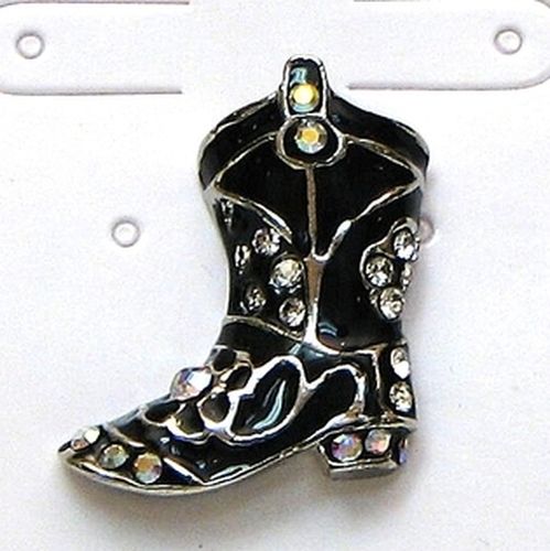 Black Boot Pin