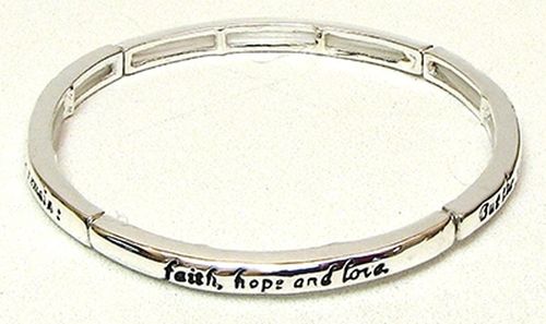 Stackable Stretch Bangle 1 Cor. 13:13