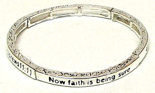 Stackable Stretch Bangle Hebrews 11:1