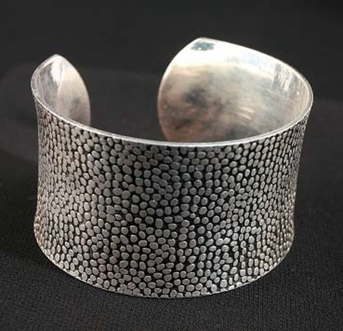 Silver Tone Cuff Bracelet