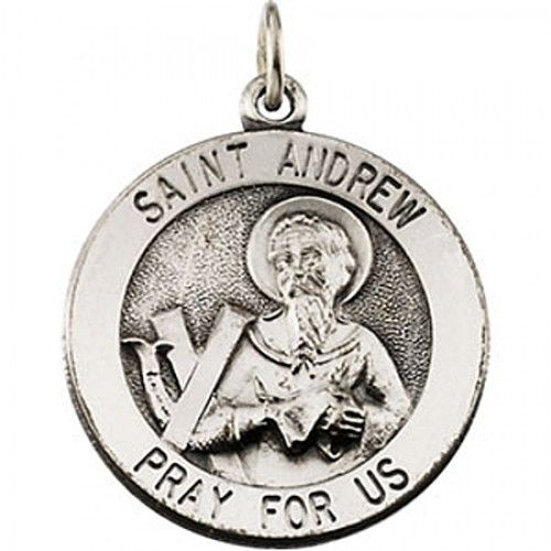 Unisex St. Andrew Pendant Sterling Silver