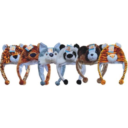 Plush Animal Hats Case Pack 72