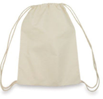 5 oz Cotton Drawstring Backpack - Natural Case Pack 192