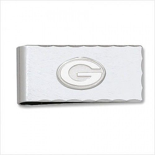 Sterling Silver Green Bay Packers ""G"" Money Clip