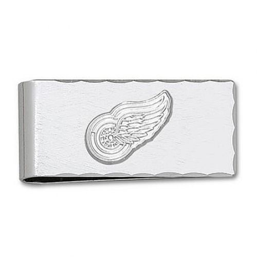 Sterling Silver Detroit Red Wings Logo Money Clip