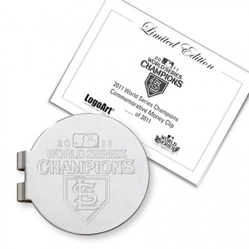 2011 World Series Cardinals Championship Money Clip