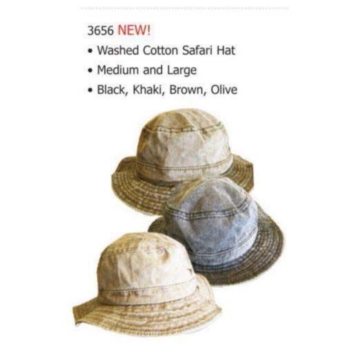 Washed Cotton Safari Hat Case Pack 24