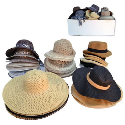 Ladies Summer Hats Mixed Bin Case Pack 72