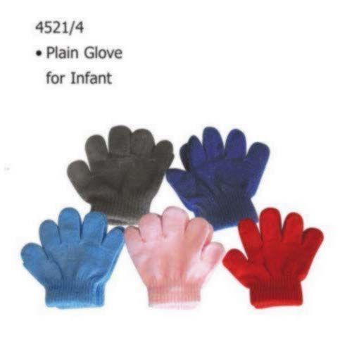 Asst Baby Solid Glove Case Pack 60